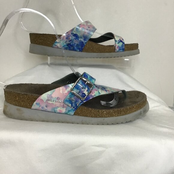 Mephisto Helen Sandals Blue Multicolour Size 36 (US 5) - Picture 3 of 13